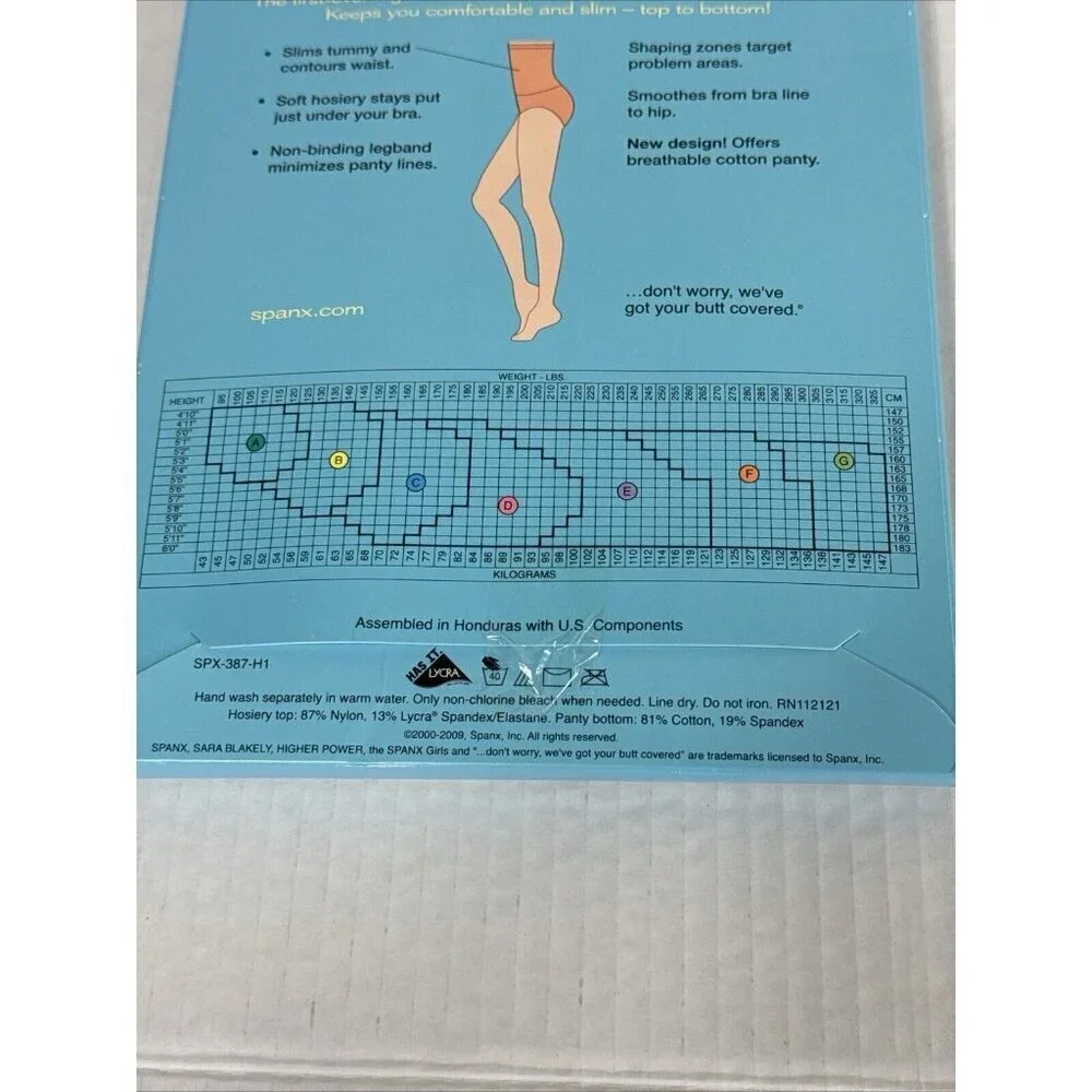 Spanx Higher Power Brief High Waisted Panty‎ Size A Coco 8520